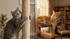 Scratching Post Instead of the Couch: How to Save Your Furniture and Your Nerves