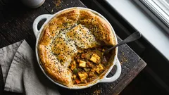 Stress-Free Dinner: A One-Dish Curry and Paneer Pie